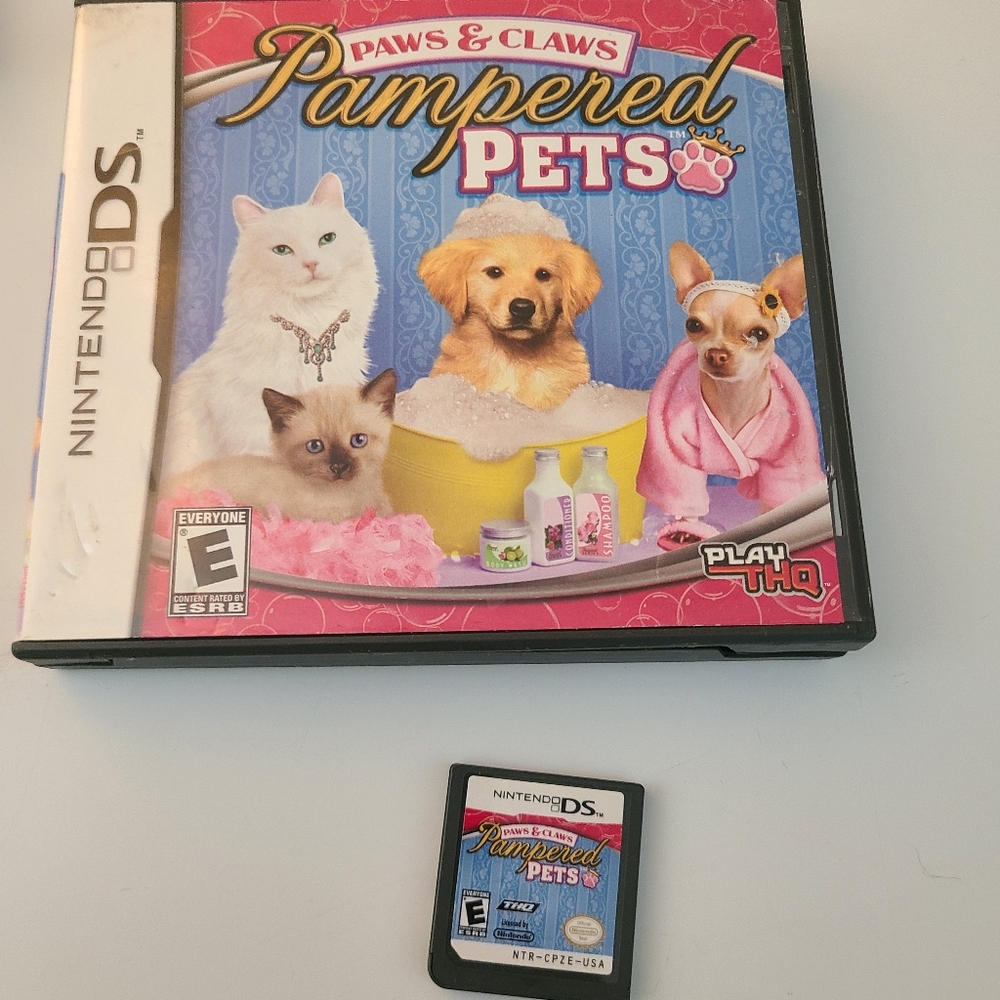 Nintendo DS Paws & Claws Pampered Pets - Pink and Blue